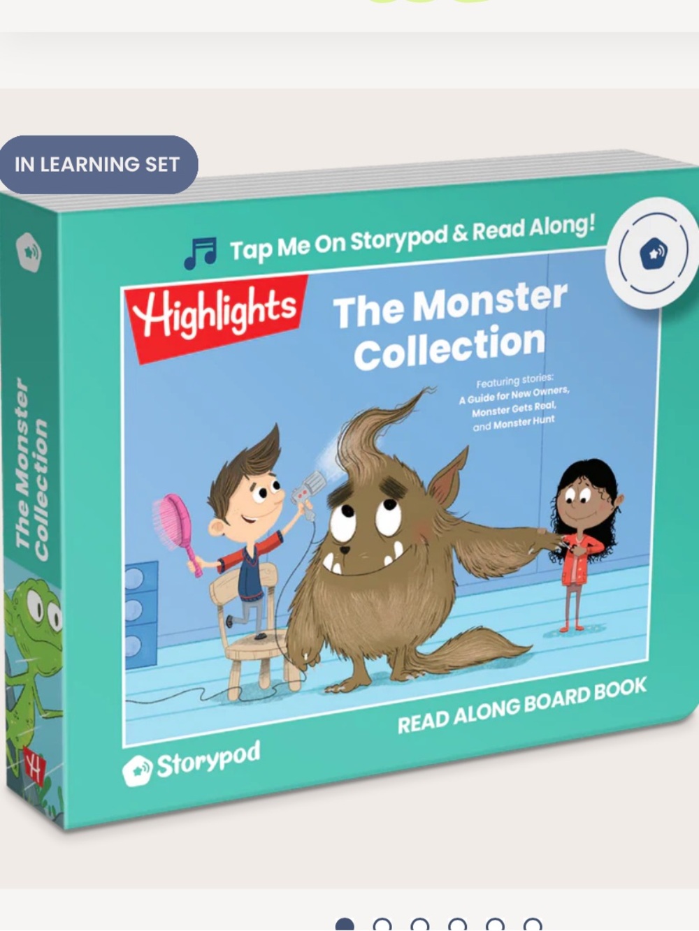 Storypod NWT Highlights Monster Collection Book Fun Stories About Daily Routines